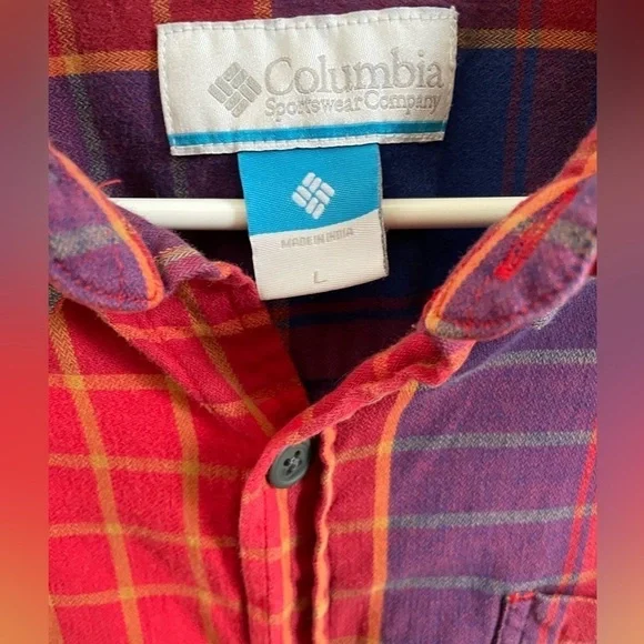 Men’s Columbia Long Sleeve Button Down Shirt Size Large - Picture 3 of 4